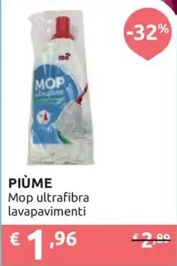 Ipersoap PIÙME Mop ultrafibra lavapavimenti offerta