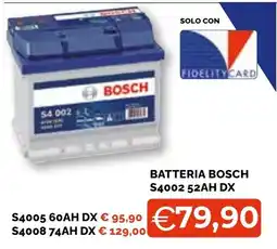 Mercatò Big BATTERIA BOSCH S4002 52AH DX offerta