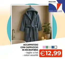 Mercatò Big ACCAPPATOIO CON CAPPUCCIO IN MICROFIBRA offerta
