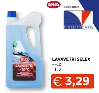 Mercatò Big LAVAVETRI SELEX offerta