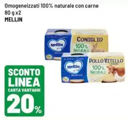 Iper La Grande Omogeneizzati 100% naturale con carne MELLIN offerta