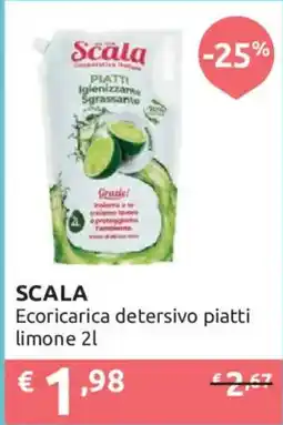 Ipersoap SCALA Ecoricarica detersivo piatti limone offerta