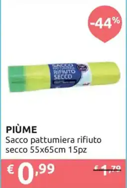 Ipersoap PIÙME Sacco pattumiera rifiuto secco offerta