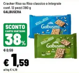 Iper La Grande Cracker Riso su Riso Galbusera offerta