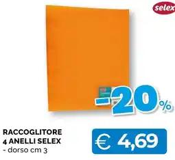Mercatò Big RACCOGLITORE 4 ANELLI SELEX offerta