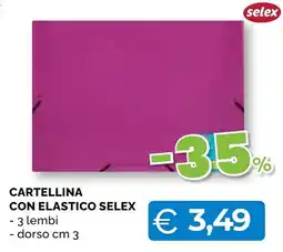 Mercatò Big Cartellina con elastico Selex offerta