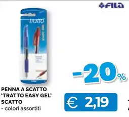 Mercatò Big Tratto penna a scatto 'tratto easy gel' scatto offerta