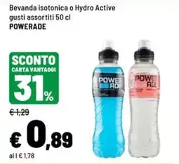 Iper La Grande Bevanda isotonica o Hydro Active POWERADE offerta