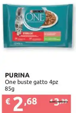 Ipersoap PURINA One buste gatto offerta