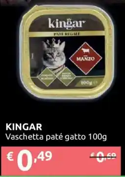 Ipersoap KINGAR Vaschetta paté gatto offerta