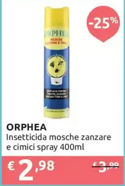 Ipersoap ORPHEA Insetticida mosche zanzare e cimici spray offerta