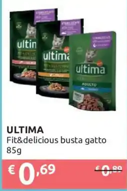 Ipersoap ULTIMA Fit&delicious busta gatto offerta