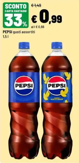Iper La Grande PEPSI gusti assortiti offerta