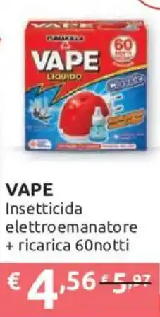 Ipersoap Vape insetticida elettroemanatore + ricarica 60notti offerta