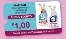 Ipersoap Napisan Detergente bagno Disinfettante spray offerta