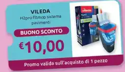 Ipersoap VILEDA H2pro fltmop sistema pavimenti offerta