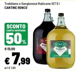 Iper La Grande Trebbiano o Sangiovese Rubicone IGT offerta