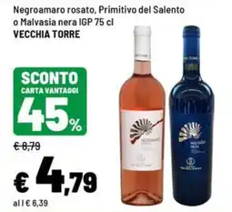 Iper La Grande Negroamaro rosato, Primitivo del Salento o Malvasia nera IGP offerta