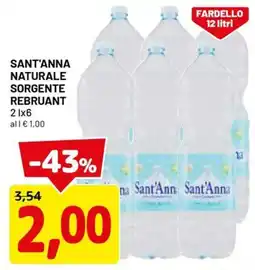 DPiù SANT'ANNA NATURALE SORGENTE REBRUANT offerta