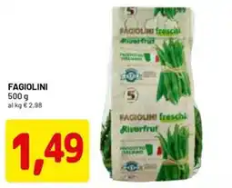 DPiù FAGIOLINI Riverfrut offerta