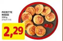 DPiù PIZZETTE ROSSE offerta