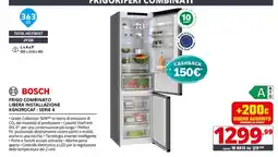 Comet FRIGO COMBINATO LIBERA INSTALLAZIONE BOSCH offerta