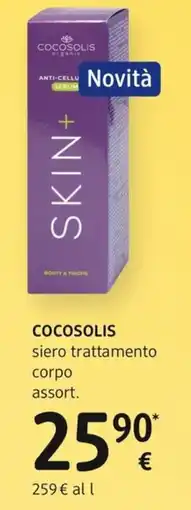dm drogerie markt COCOSOLIS siero trattamento corpo assort. offerta