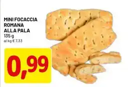 DPiù MINI FOCACCIA ROMANA ALLA PALA offerta