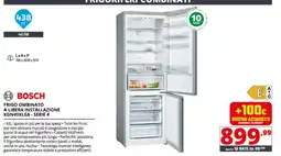 Comet BOSCH FRIGO OMBINATO A LIBERA INSTALLAZIONE offerta