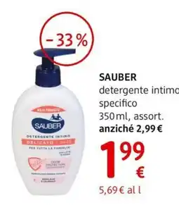 dm drogerie markt SAUBER detergente intimo specifico offerta