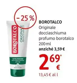 dm drogerie markt BOROTALCO Originale docciaschiuma profumo borotalco offerta