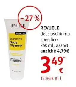 dm drogerie markt REVUELE docciaschiuma specifico offerta