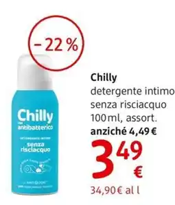 dm drogerie markt Chilly detergente intimo offerta