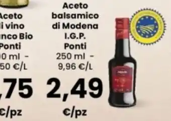 Aceto balsamico di Modena I.G.P. Ponti
