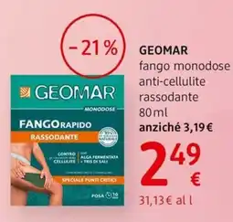 dm drogerie markt GEOMAR fango monodose anti-cellulite rassodante offerta