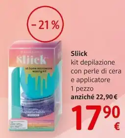 dm drogerie markt Slick kit depilazione con perle di cera e applicatore offerta