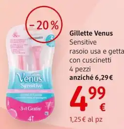 dm drogerie markt Gillette Venus Sensitive offerta