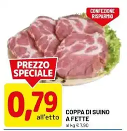 DPiù Coppa di suino a fette offerta