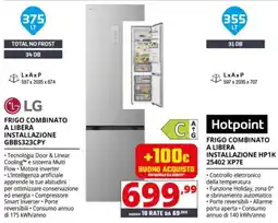Comet FRIGO COMBINATO A LIBERA INSTALLAZIONE GBBS323CPY offerta