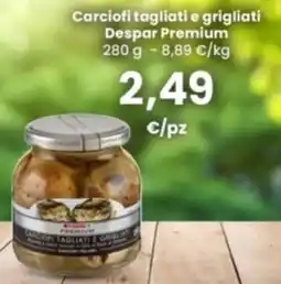 Interspar Carciofi tagliati e grigliati Despar Premium offerta