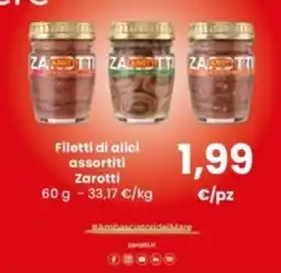 Interspar Filetti di alici assortiti Zarotti offerta