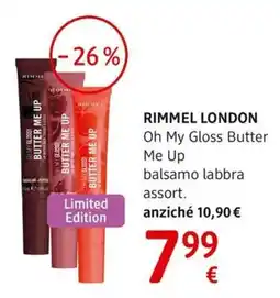 dm drogerie markt RIMMEL LONDON Oh My Gloss Butter Me Up offerta