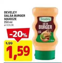 DPiù Develey Salsa Burger Squeeze offerta