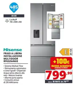 Comet Hisense FRIGO A LIBERA INSTALLAZIONE MULTIDOOR offerta