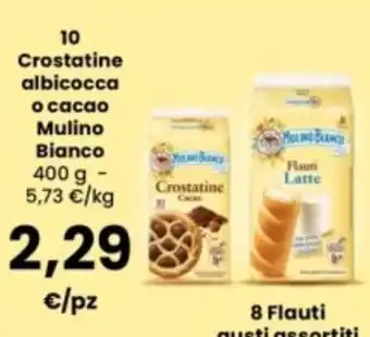 Interspar Crostatine albicocca o cacao Mulino Bianco offerta