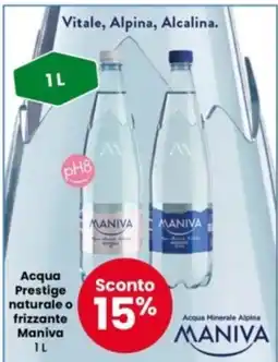 Interspar Acqua Prestige naturale o frizzante Maniva offerta