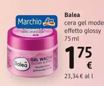 Balea cera gel mode effetto glossy