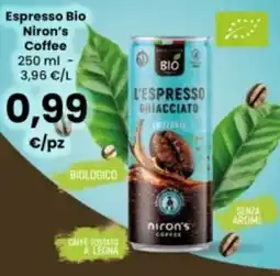 Interspar Espresso Bio Niron's Coffee offerta