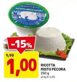 DPiù RICOTTA MISTO PECORA offerta