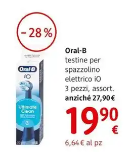 dm drogerie markt Oral-B testine per spazzolino elettrico iO offerta